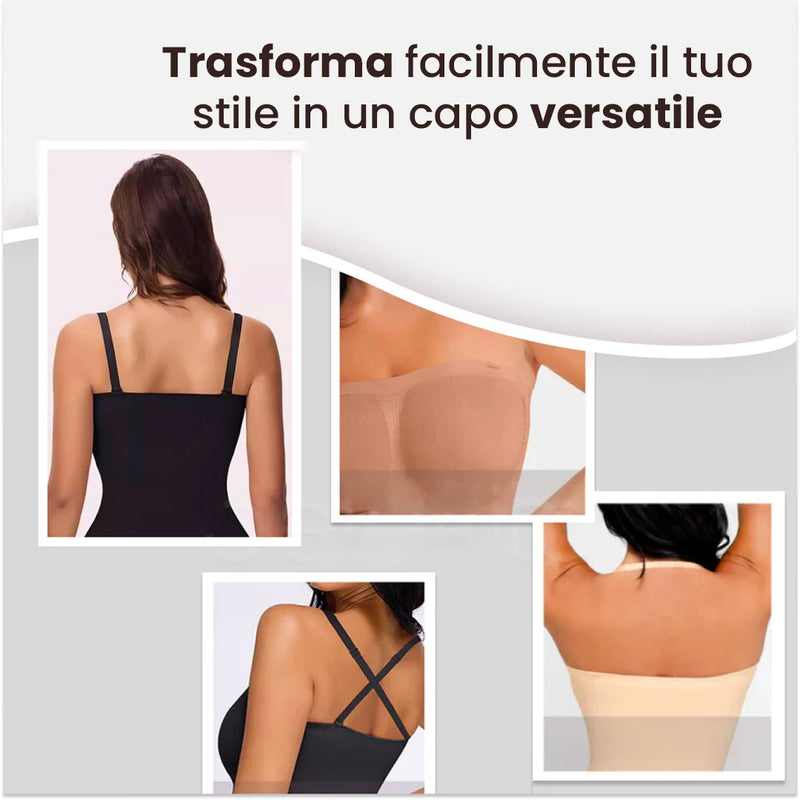 Body Modellante Con Spalline Removibili - Premium Shaper - Compra 1, Portane a Casa 2