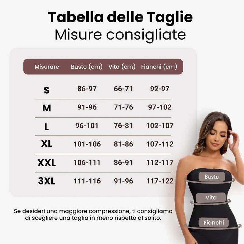 Body Modellante Con Spalline Removibili - Premium Shaper - Compra 1, Portane a Casa 2