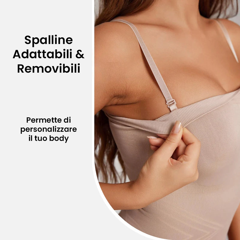 Body Modellante Con Spalline Removibili - Premium Shaper - Compra 1, Portane a Casa 2