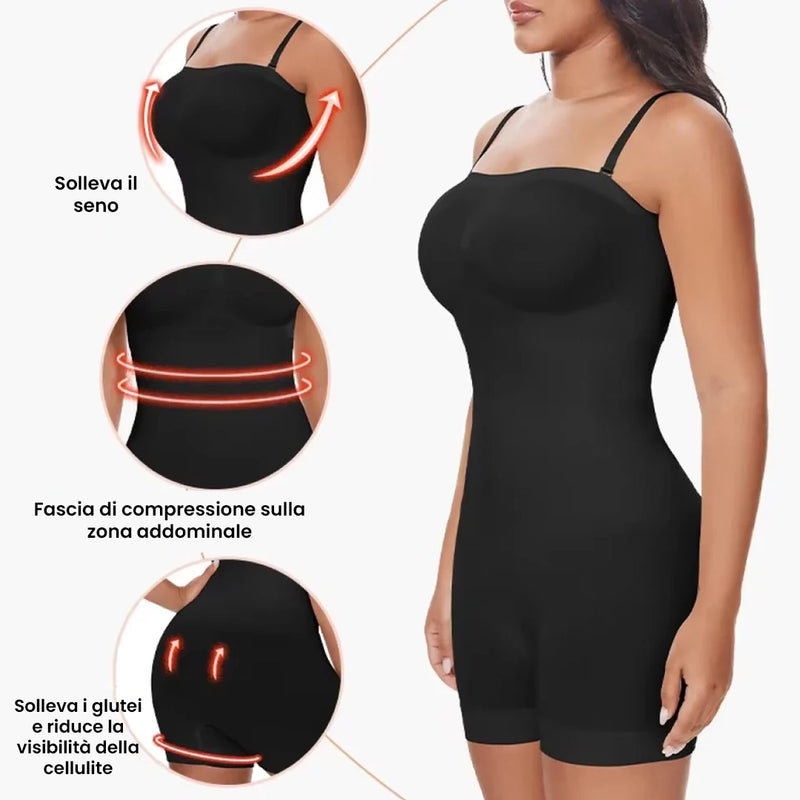 Body Modellante Con Spalline Removibili - Premium Shaper - Compra 1, Portane a Casa 2